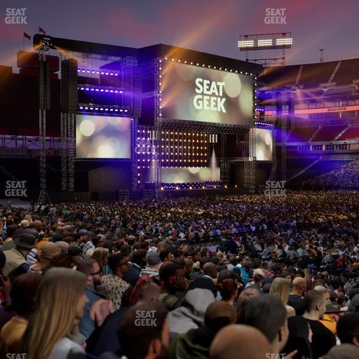 Nissan Stadium - Section 133 Seat View