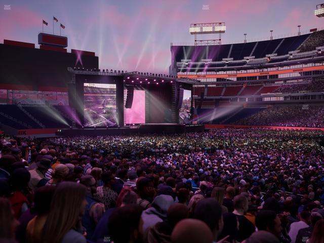 Nissan Stadium - Section 133 Seat View