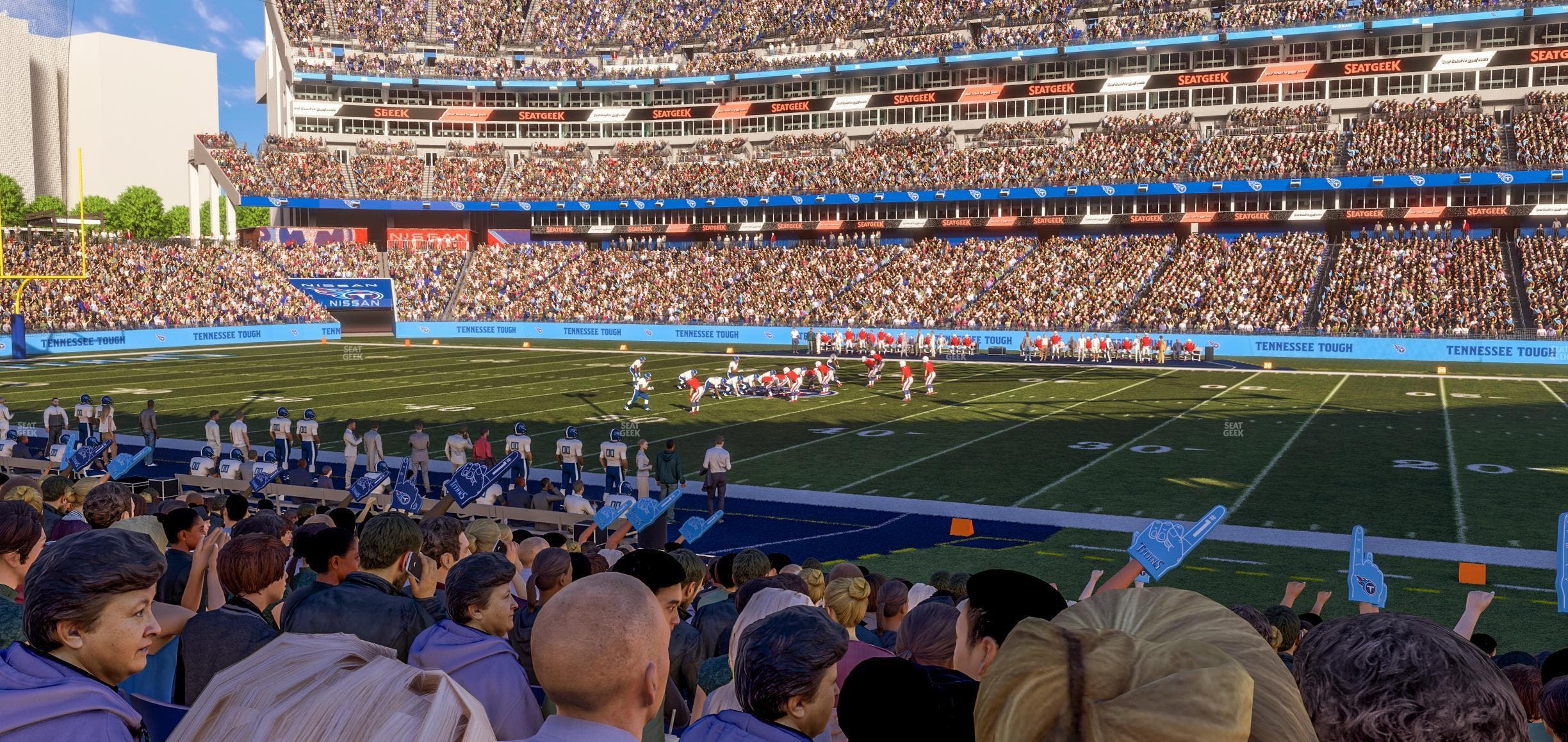 Nissan Stadium - Section 133 Seat View