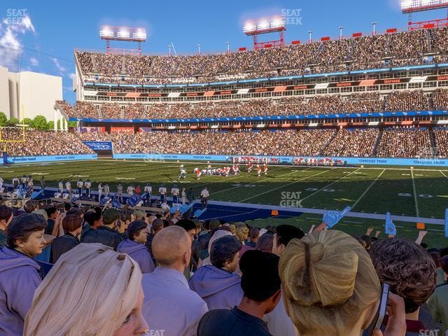 Nissan Stadium - Section 133 Seat View