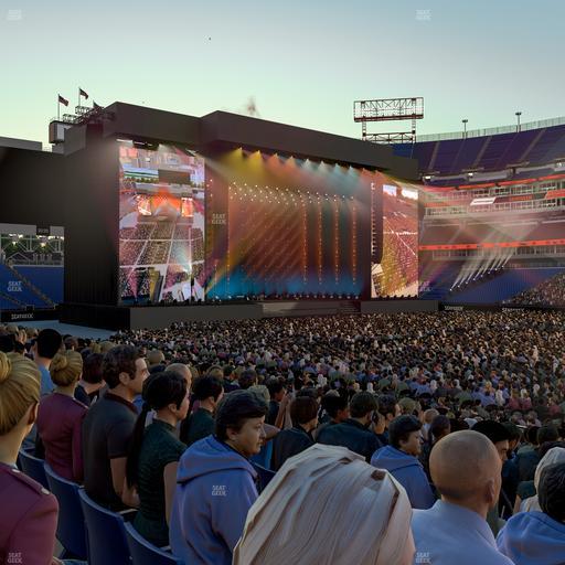 Nissan Stadium - Section 133 Seat View