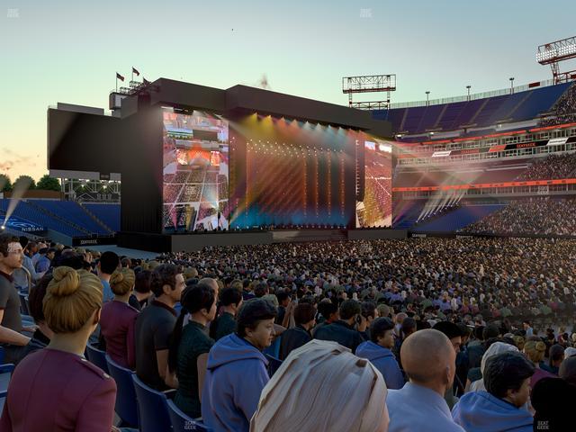 Nissan Stadium - Section 133 Seat View