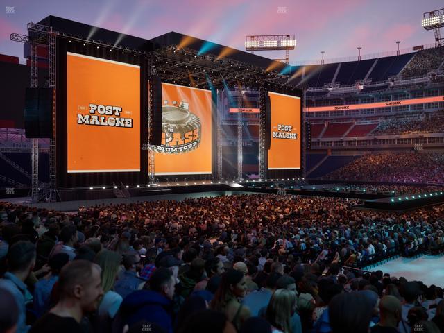 Nissan Stadium - Section 134 Seat View
