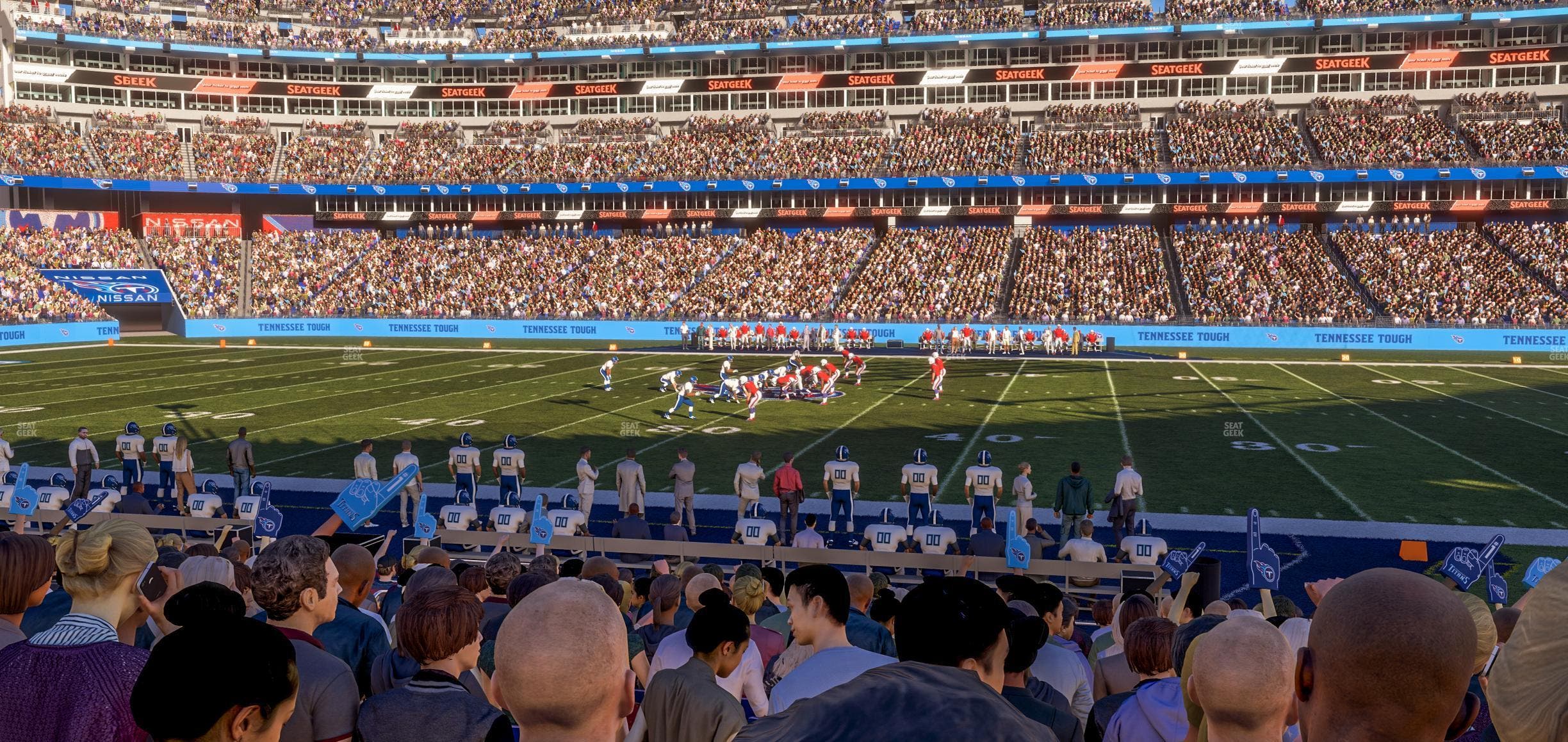Nissan Stadium - Section 134 Seat View