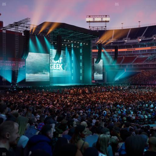 Nissan Stadium - Section 134 Seat View