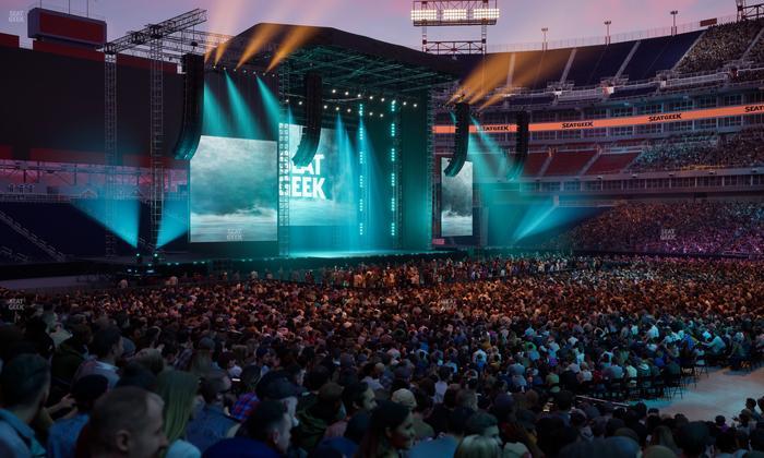 Nissan Stadium - Section 134 Seat View