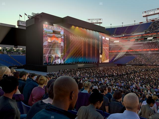 Nissan Stadium - Section 134 Seat View
