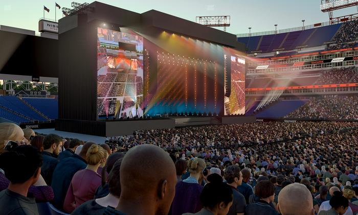 Nissan Stadium - Section 134 Seat View