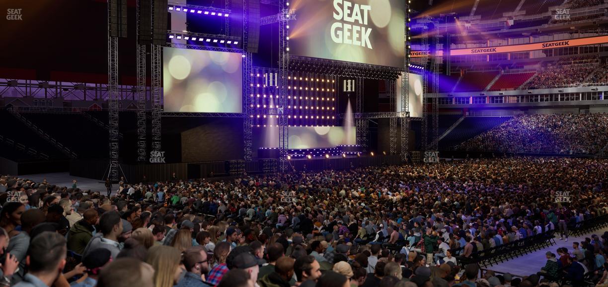 Nissan Stadium - Section 134 Seat View