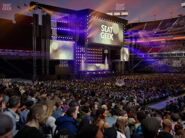 Nissan Stadium - Section 134 Seat View