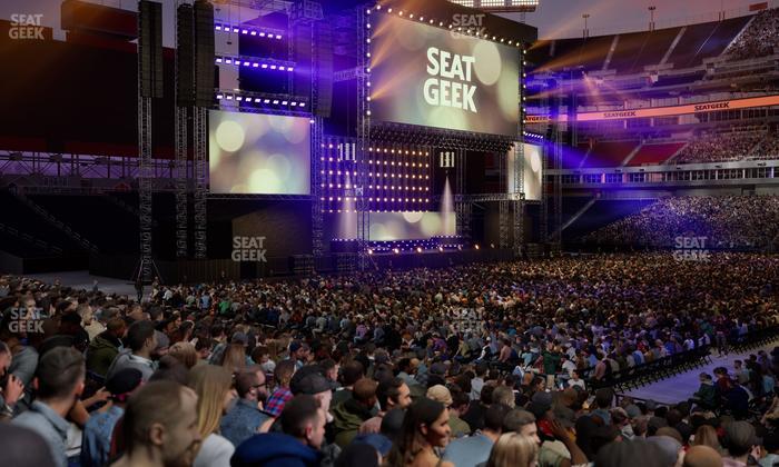 Nissan Stadium - Section 134 Seat View