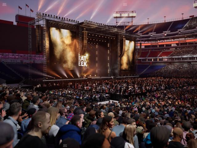 Nissan Stadium - Section 134 Seat View