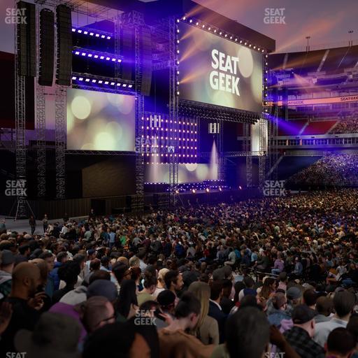 Nissan Stadium - Section 135 Seat View