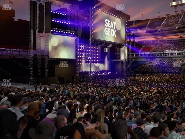 Nissan Stadium - Section 135 Seat View