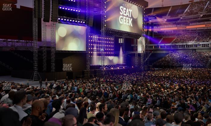 Nissan Stadium - Section 135 Seat View