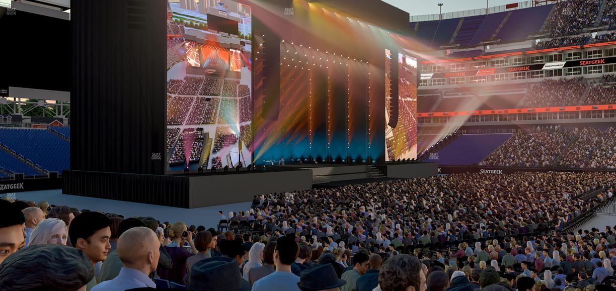 Nissan Stadium - Section 135 Seat View