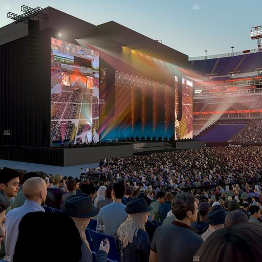 Nissan Stadium - Section 135 Seat View