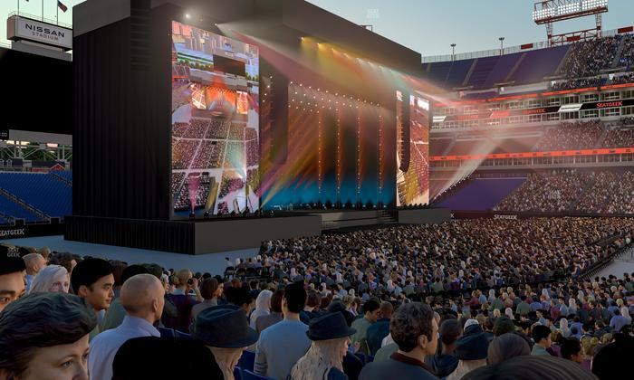 Nissan Stadium - Section 135 Seat View