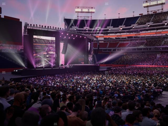 Nissan Stadium - Section 135 Seat View