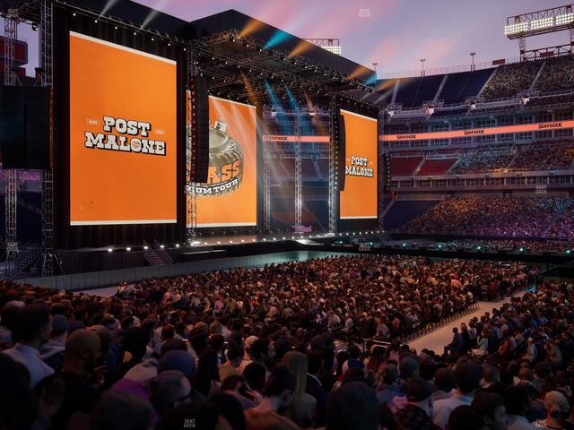 Nissan Stadium - Section 135 Seat View