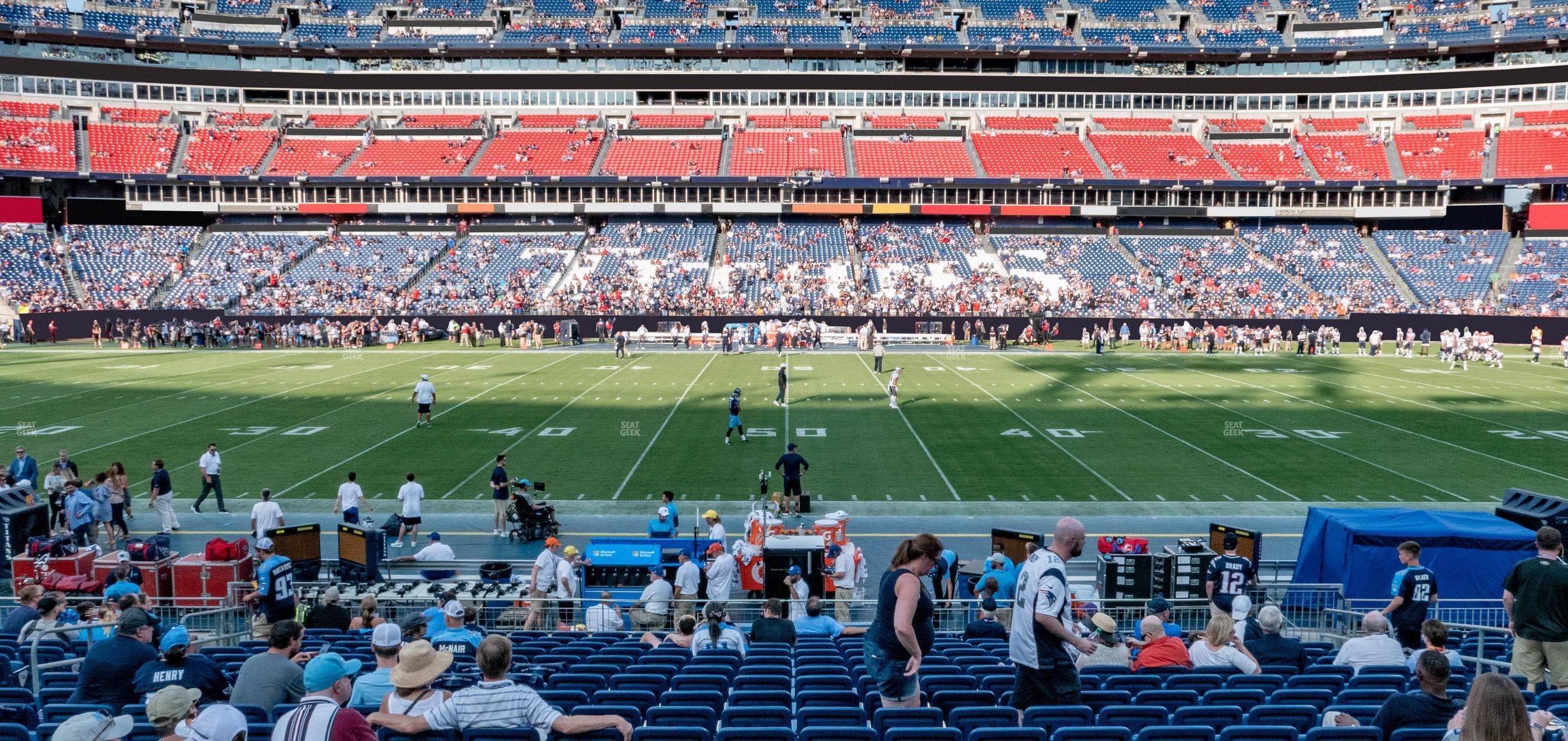 Nissan Stadium - Section 135 Seat View