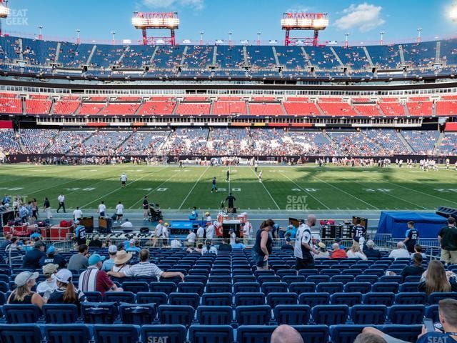 Nissan Stadium - Section 135 Seat View