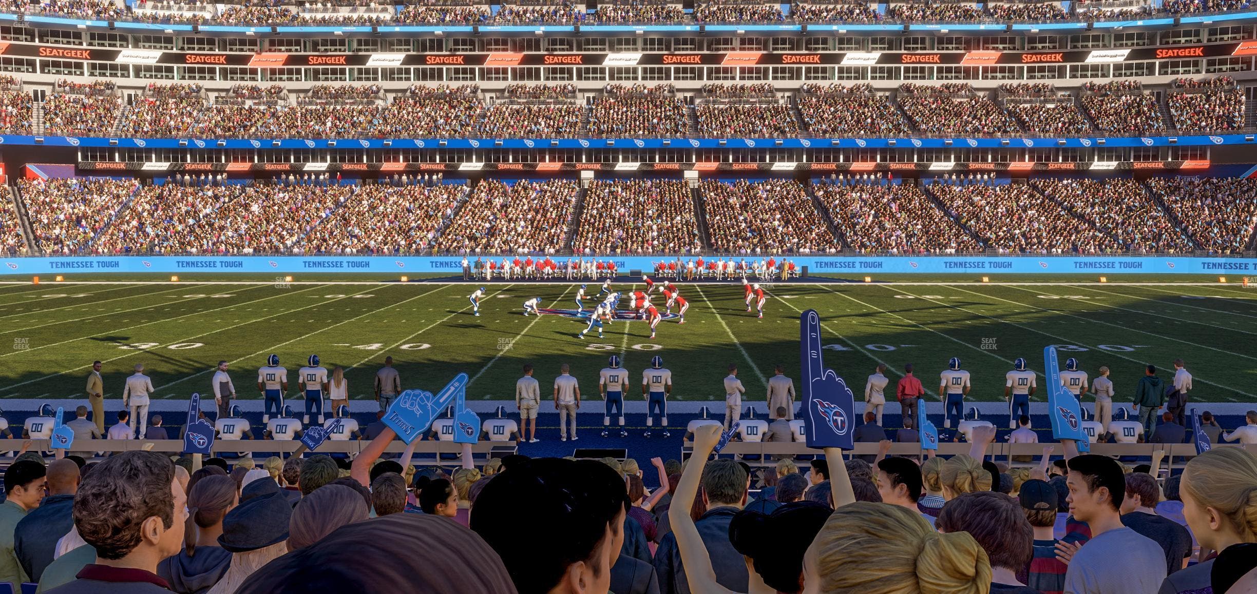 Nissan Stadium - Section 135 Seat View