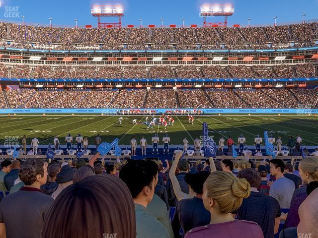 Nissan Stadium - Section 135 Seat View