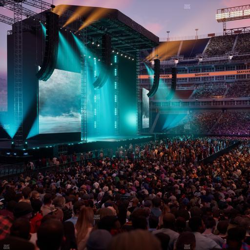 Nissan Stadium - Section 136 Seat View