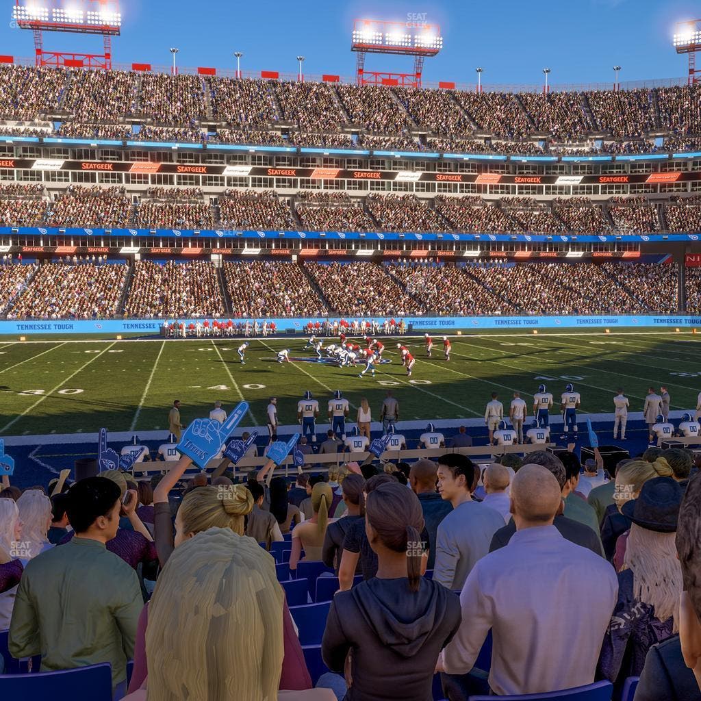 Nissan Stadium - Section 136 Seat View