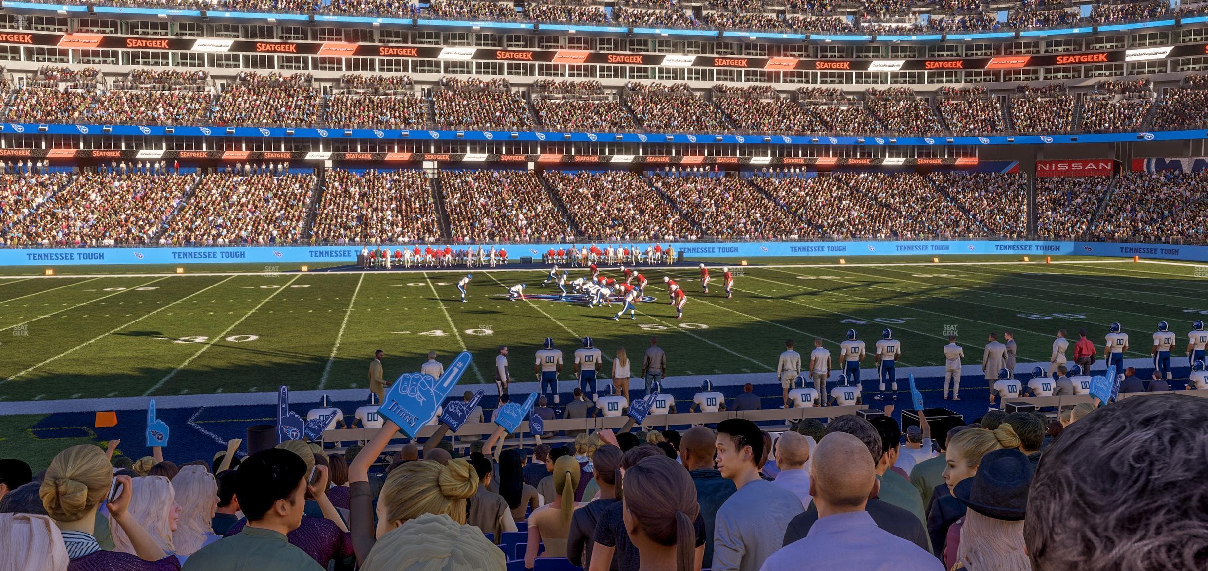 Nissan Stadium - Section 136 Seat View