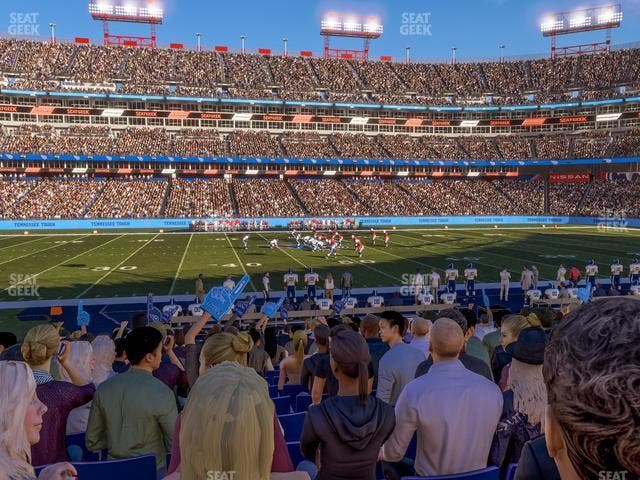 Nissan Stadium - Section 136 Seat View