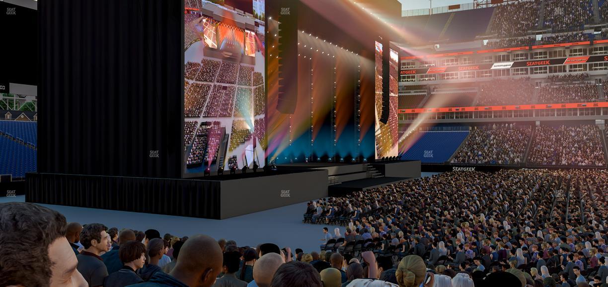 Nissan Stadium - Section 136 Seat View