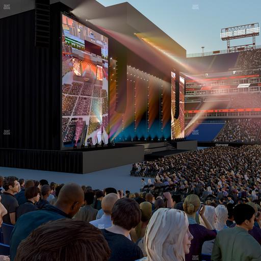 Nissan Stadium - Section 136 Seat View