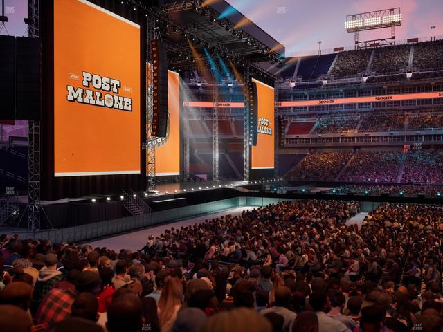 Nissan Stadium - Section 136 Seat View