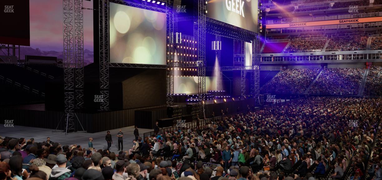 Nissan Stadium - Section 136 Seat View