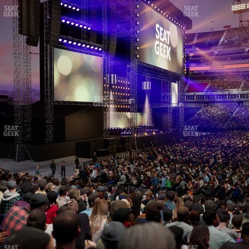 Nissan Stadium - Section 136 Seat View