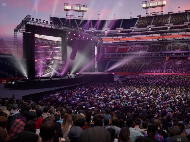 Nissan Stadium - Section 136 Seat View