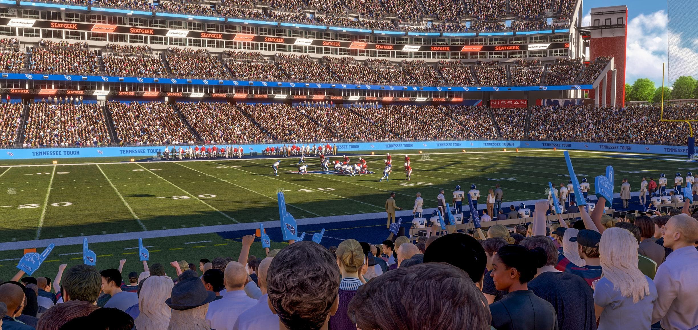 Nissan Stadium - Section 137 Seat View