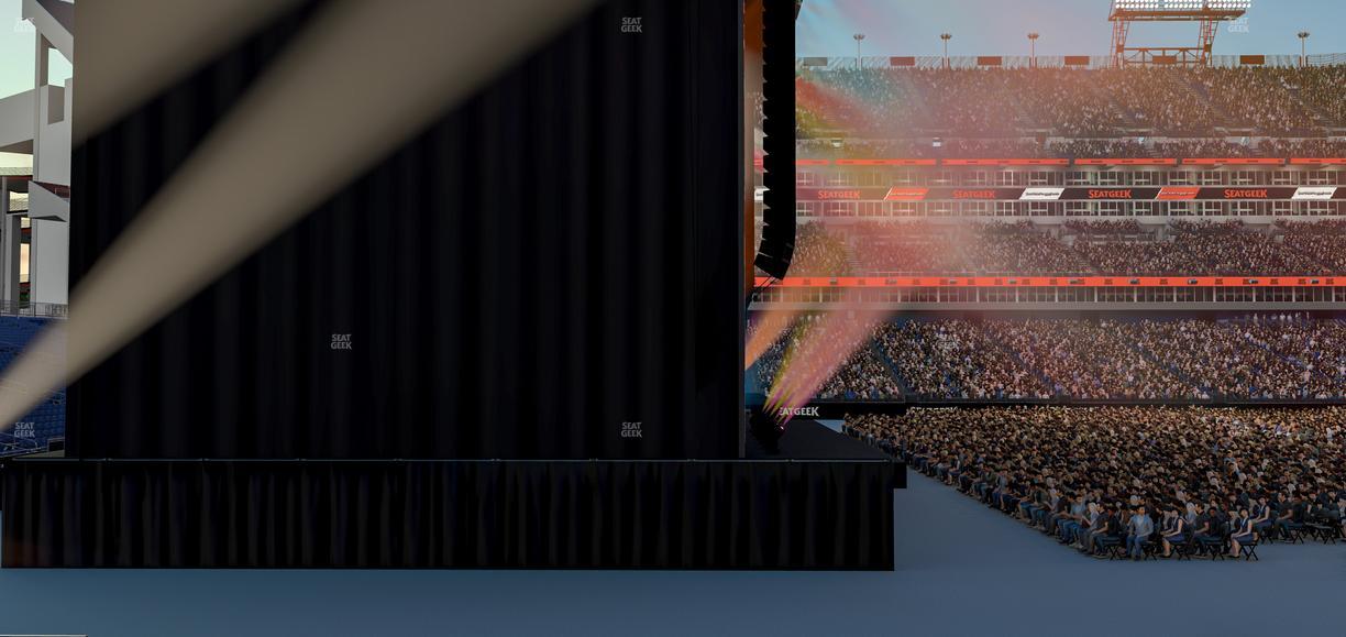 Nissan Stadium - Section 138 Seat View