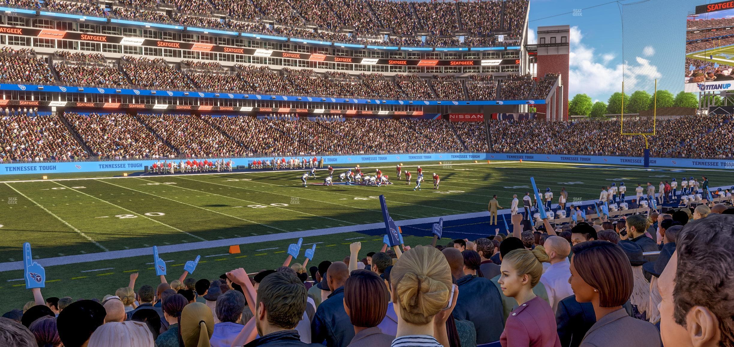 Nissan Stadium - Section 138 Seat View