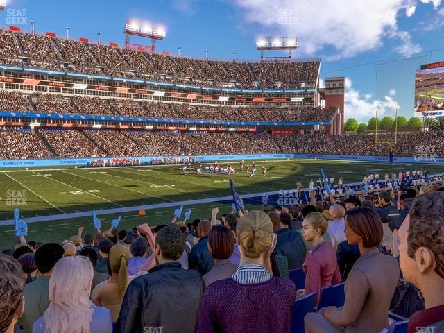 Nissan Stadium - Section 138 Seat View