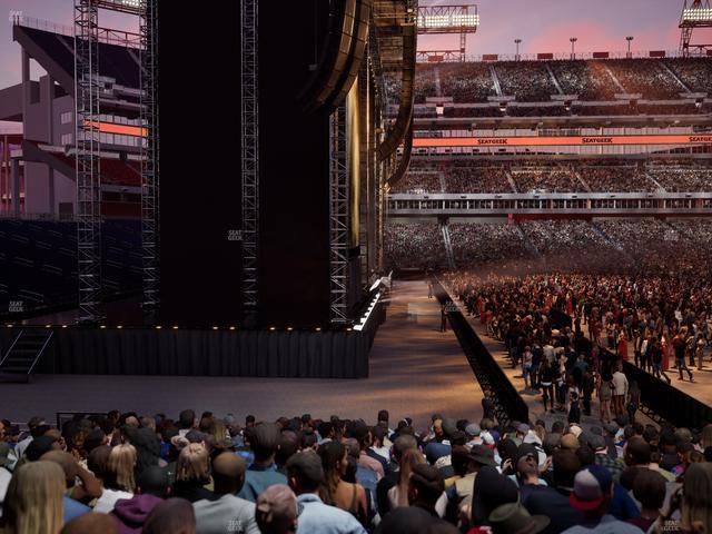 Nissan Stadium - Section 138 Seat View