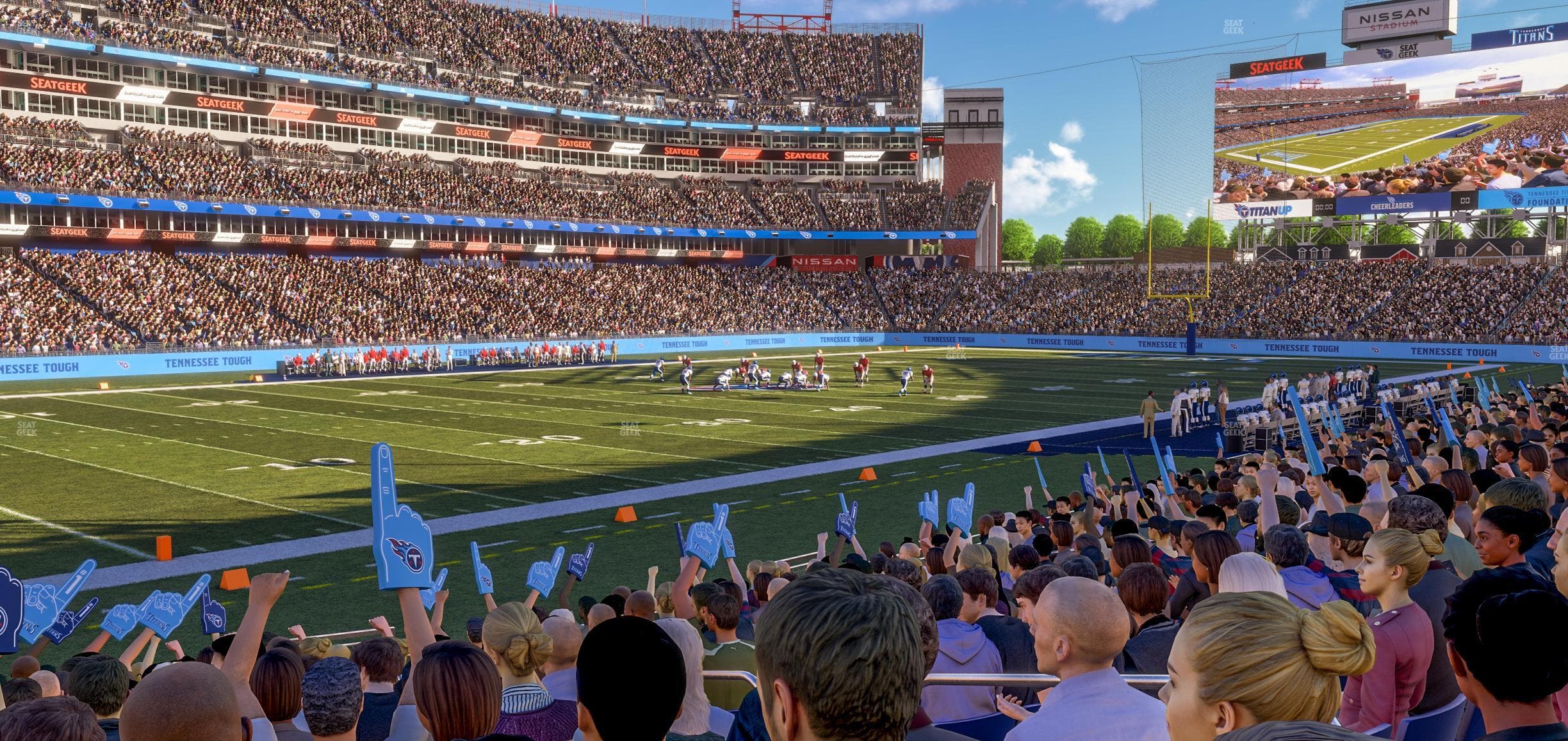 Nissan Stadium - Section 140 Seat View