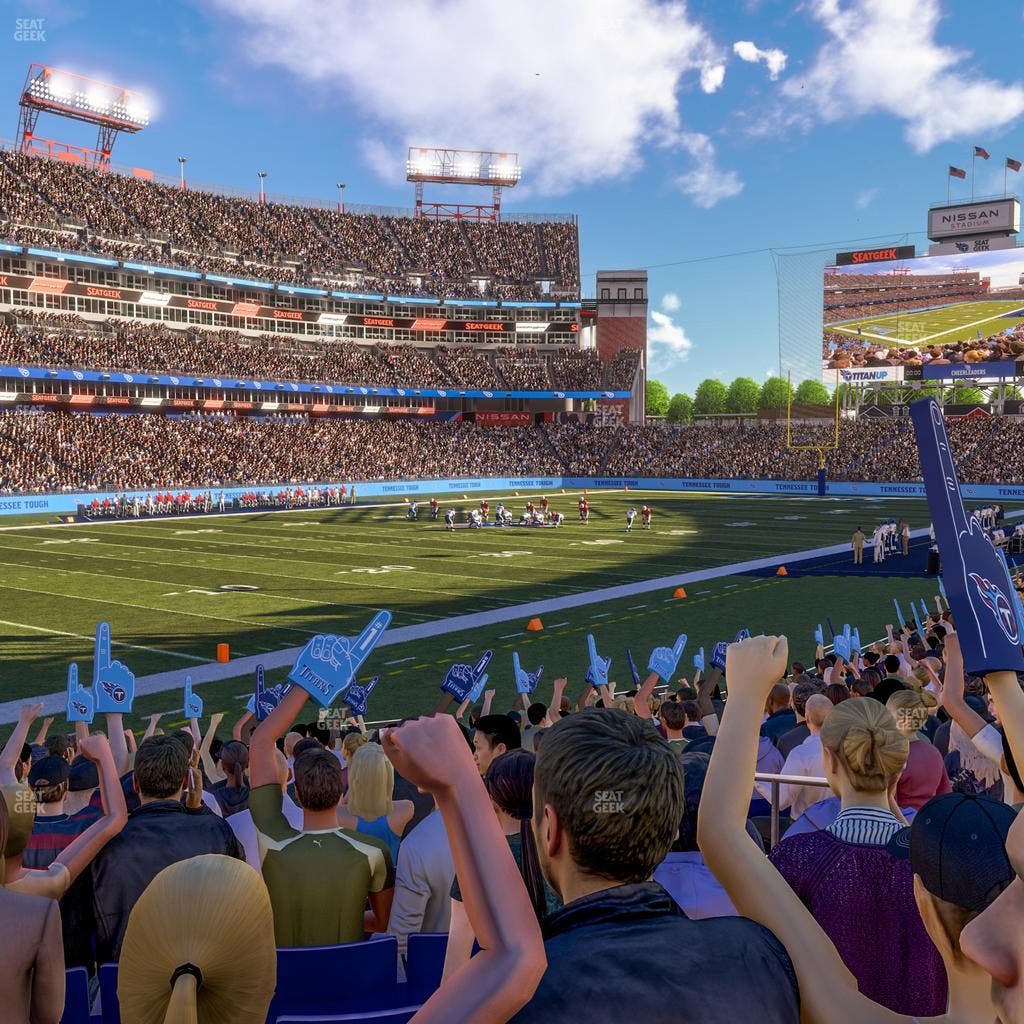 Nissan Stadium - Section 141 Seat View