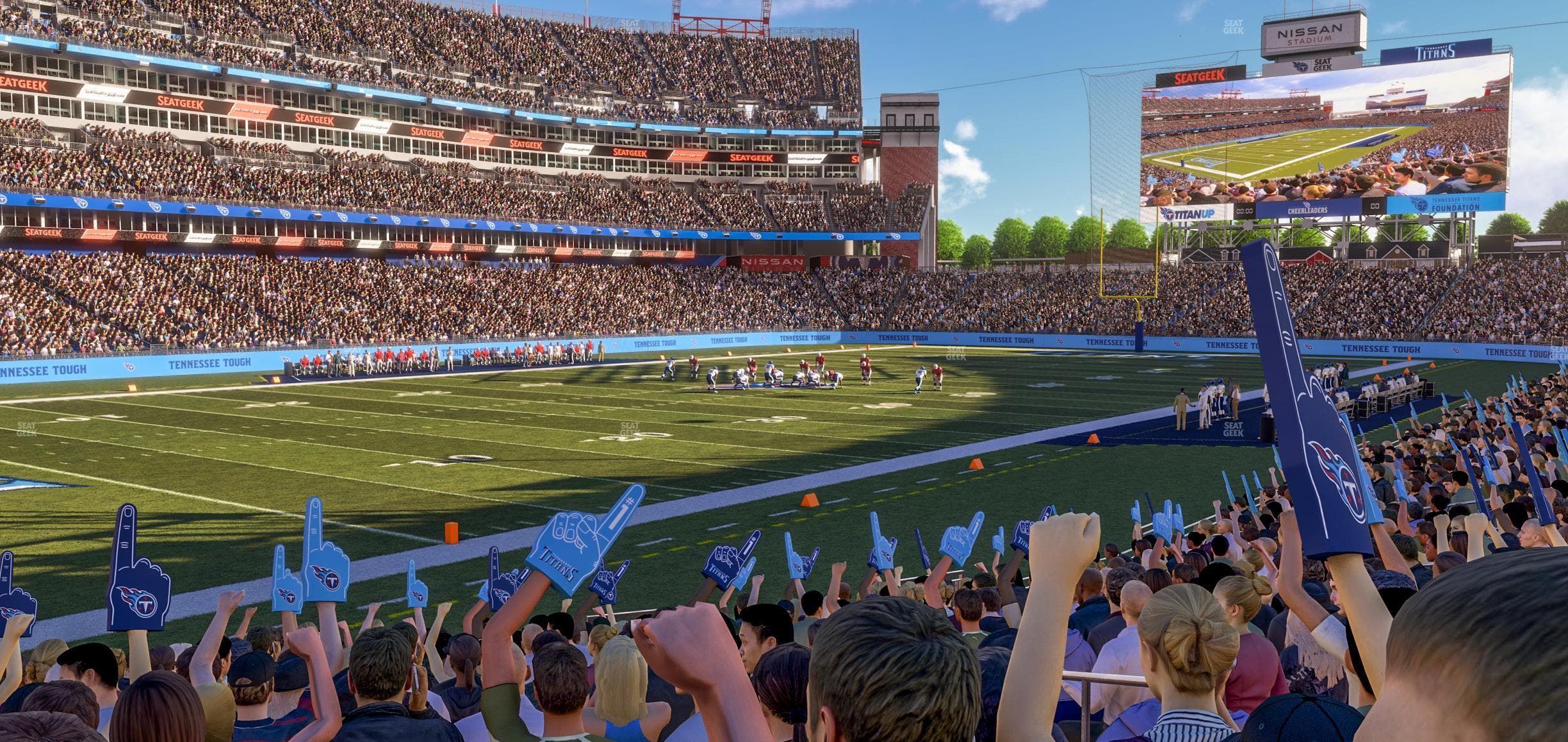 Nissan Stadium - Section 141 Seat View