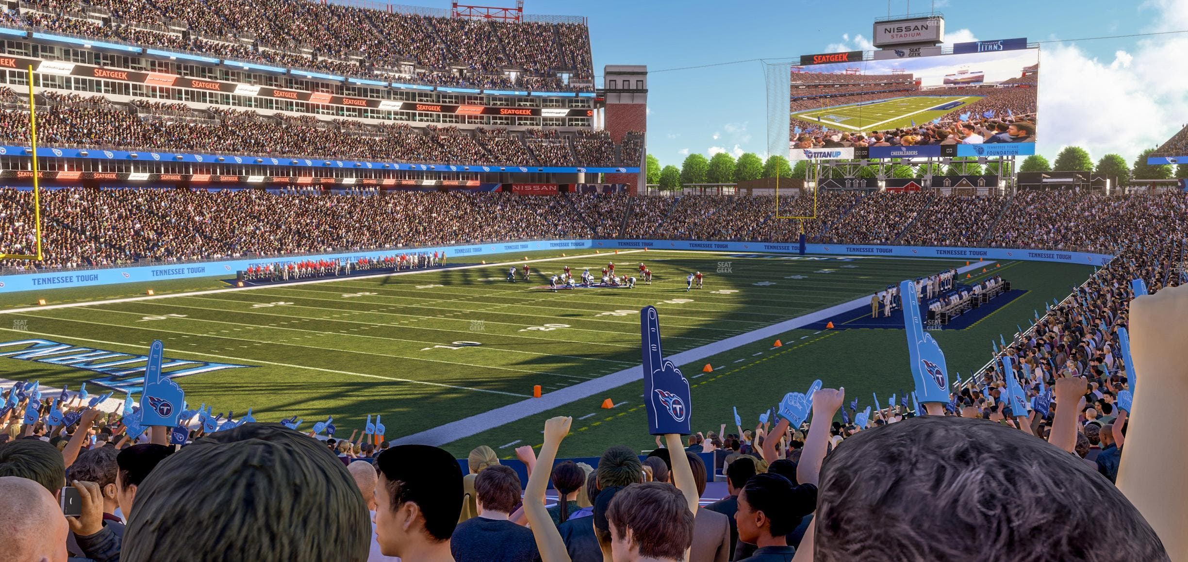 Nissan Stadium - Section 142 Seat View