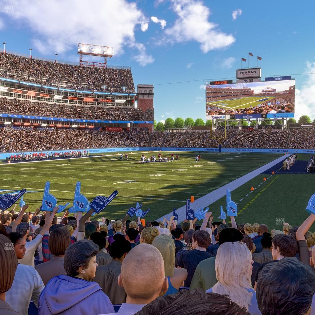 Nissan Stadium - Section 143 Seat View