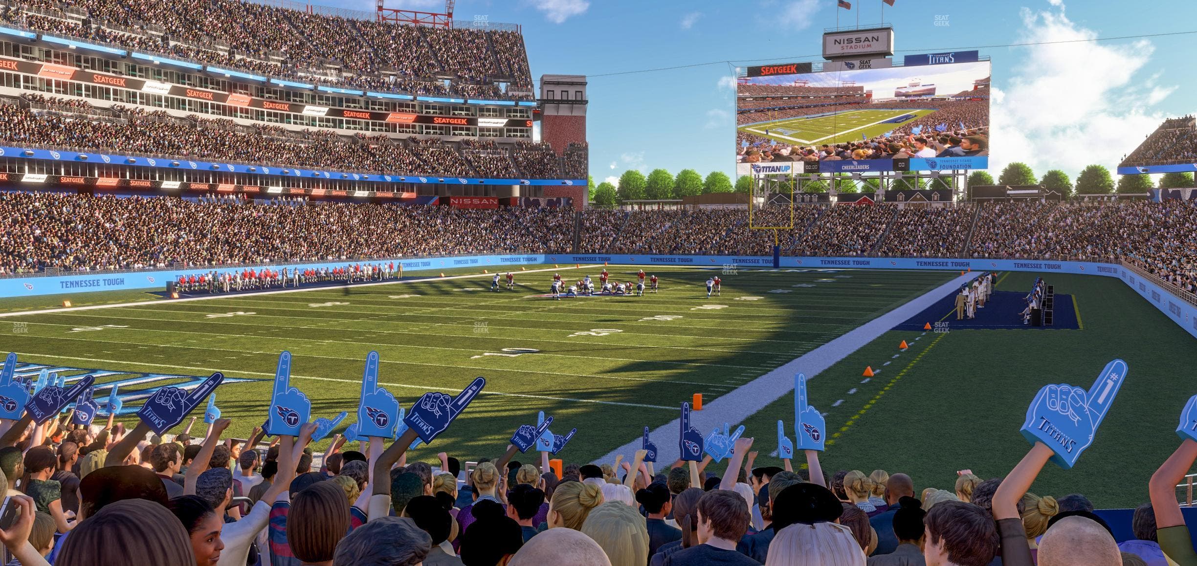 Nissan Stadium - Section 143 Seat View