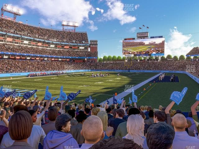Nissan Stadium - Section 143 Seat View